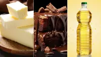 تفاوت کره یا روغن در تهیه کیک براونی از نظر طعم، ماندگاری و بافت