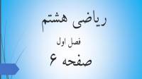 حل تمرین صفحه 6 ریاضی هشتم؛ جواب سوالات ص 6 ریاضی پایه هشتم
