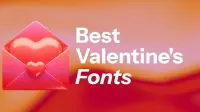 بهترین فونت&zwnj; های ولنتاین برای طراحی عاشقانه کارت&zwnj;، پوستر و ویدیو