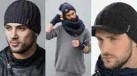 30 مدل&zwnj; جدید کلاه بافتنی پسرانه و مردانه برای استایل زمستانی امسال