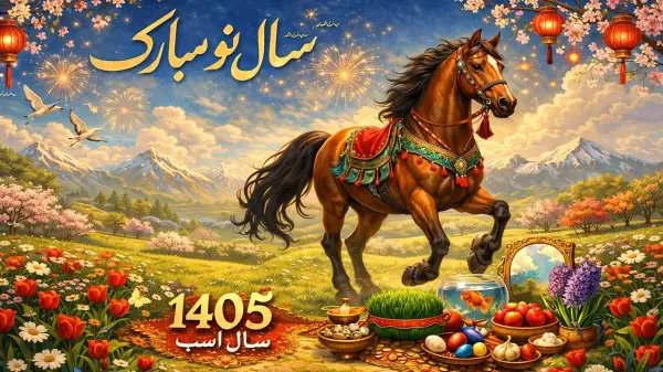 زمان و ساعت تحویل سال 1405 کی است؛ رنگ، حیوان و مناسبتهای 1405