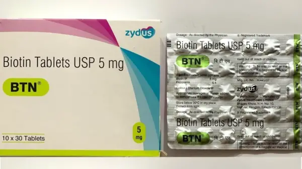 قرص بیوتین 5 برای چیست؛ فواید، عوارض و نحوه مصرف مکمل بیوتین 5