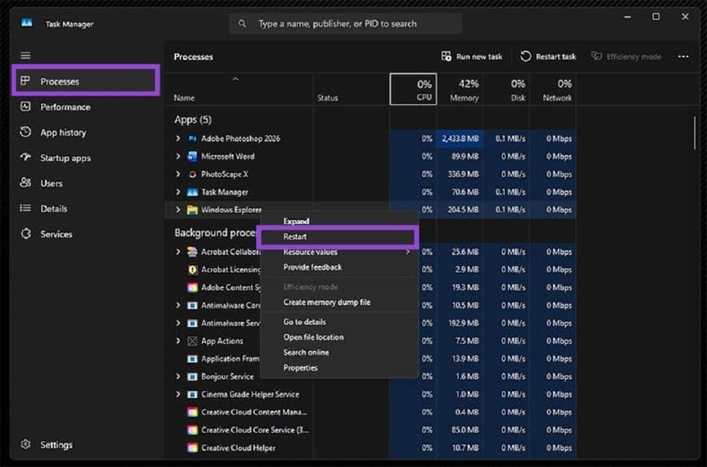 رفع مشکل نبودن گزینه OneDrive در منوی راستکلیک ویندوز 11