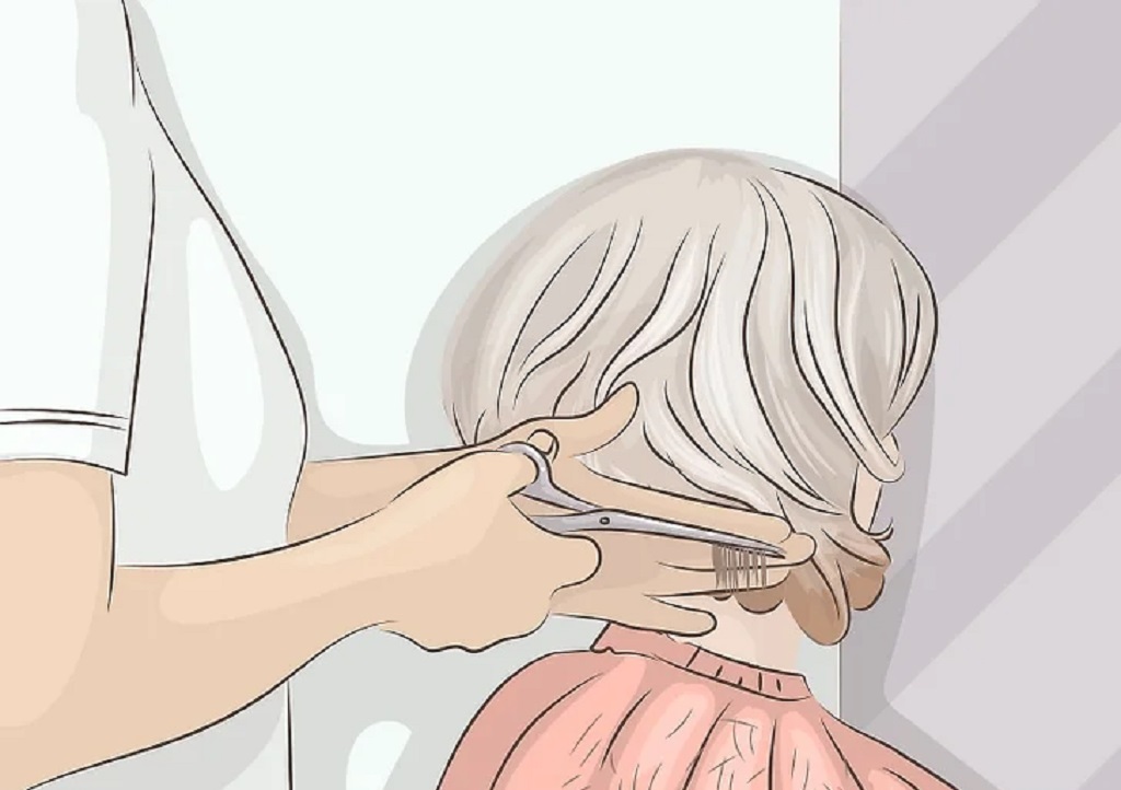 پاک کردن رنگ مو دائمی در خانه با کوتاهی مو