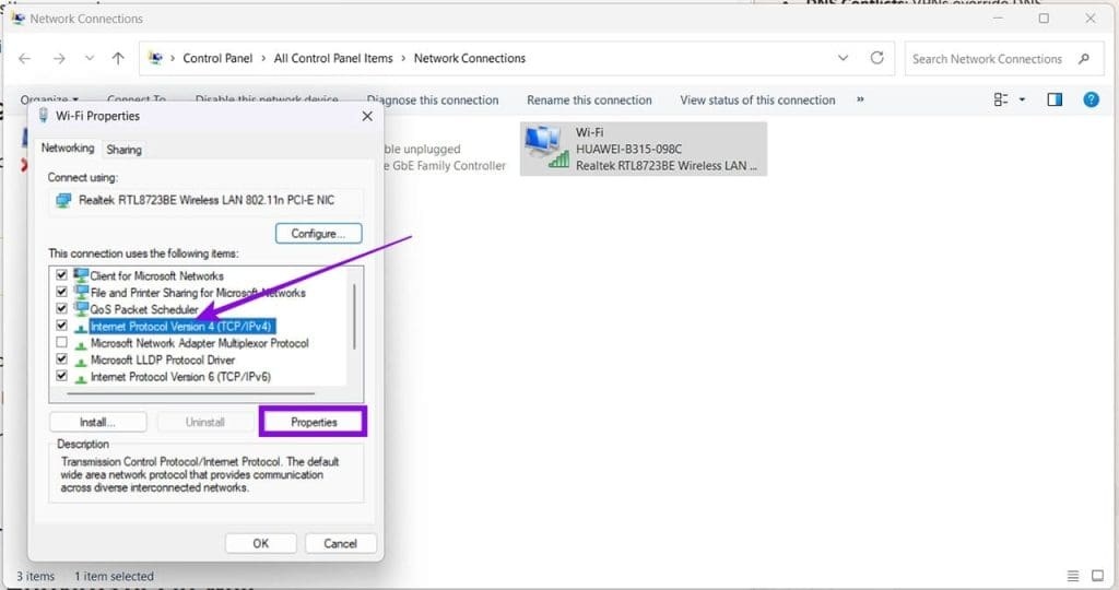 روشهای رفع مشکل اتصال Outlook و VPN 4