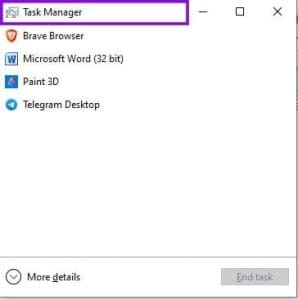آموزش Always on Top در Task Manager 1