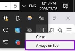 آموزش Always on Top در Task Manager 3