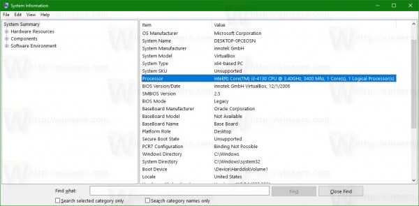 نحوه مشاهده مشخصات CPU در ویندوز ۱۰ 6