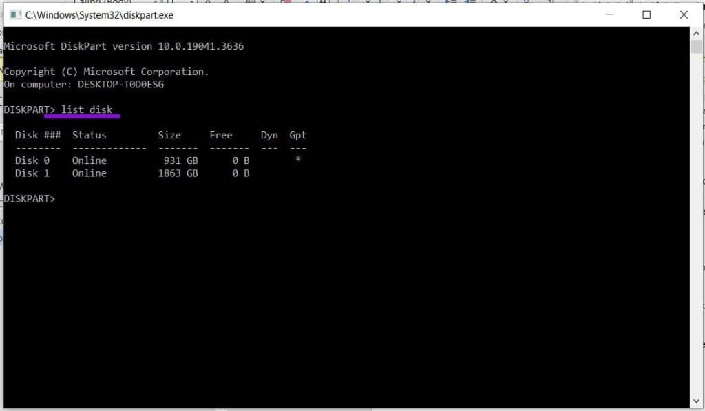 نحوه رفع خطای GPT Header Corruption در ویندوز ۱۱ 3