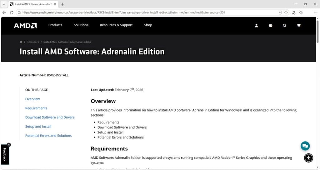 نحوه رفع تداخل درایور AMD Adrenalin 2