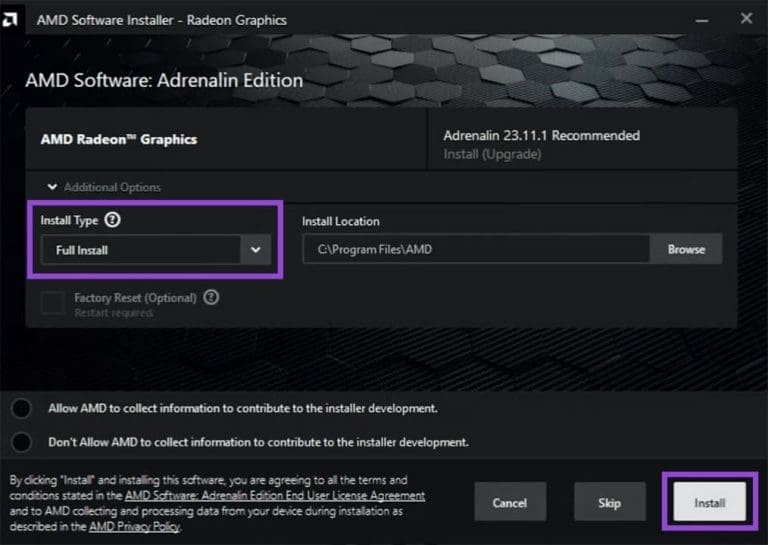 آموزش نصب درایور گرافیک AMD 6