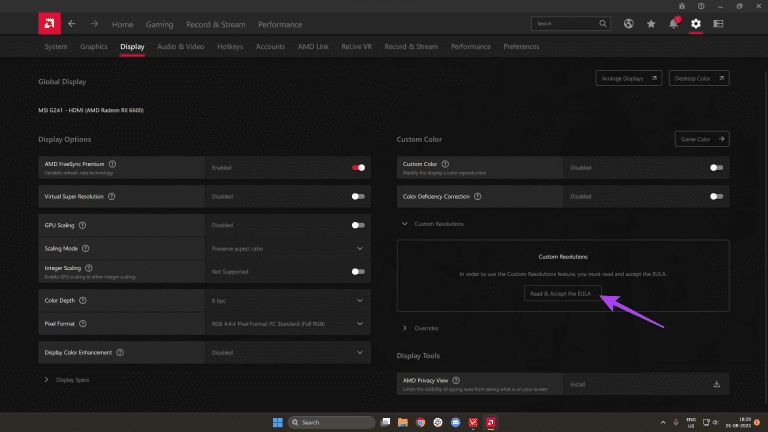 نحوه اورکلاک نرخ نوسازی مانیتور با کارت گرافیک AMD 4
