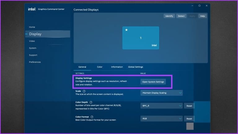 نحوه اورکلاک مانیتور با کارت گرافیک Intel و CRU 1